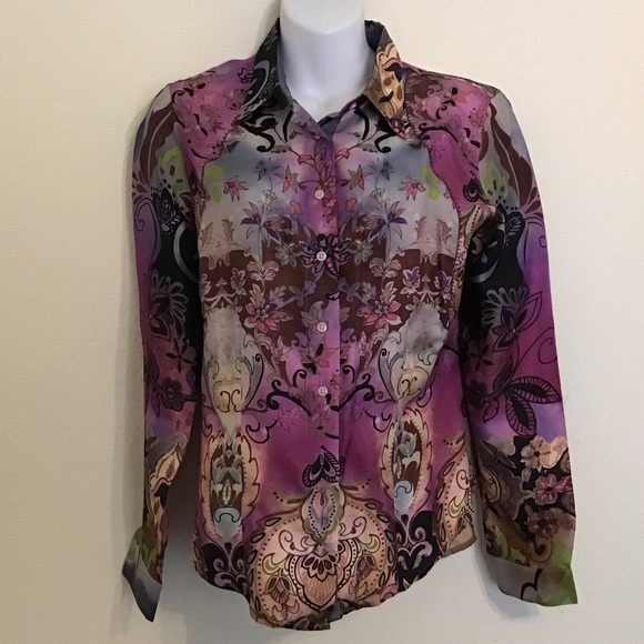 Robert Graham Tops - Silk Robert Graham shirt